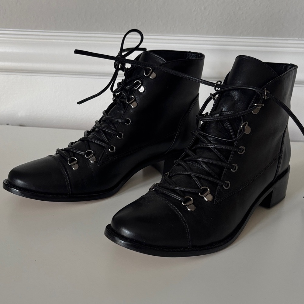 Luiza Barcelos Leather Boots